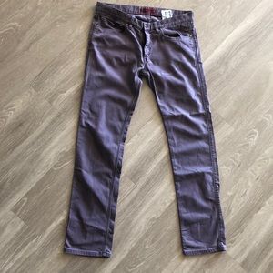 Men’s HUGO BOSS Slim Straight Denim Jeans (Purple, 34w 32l)